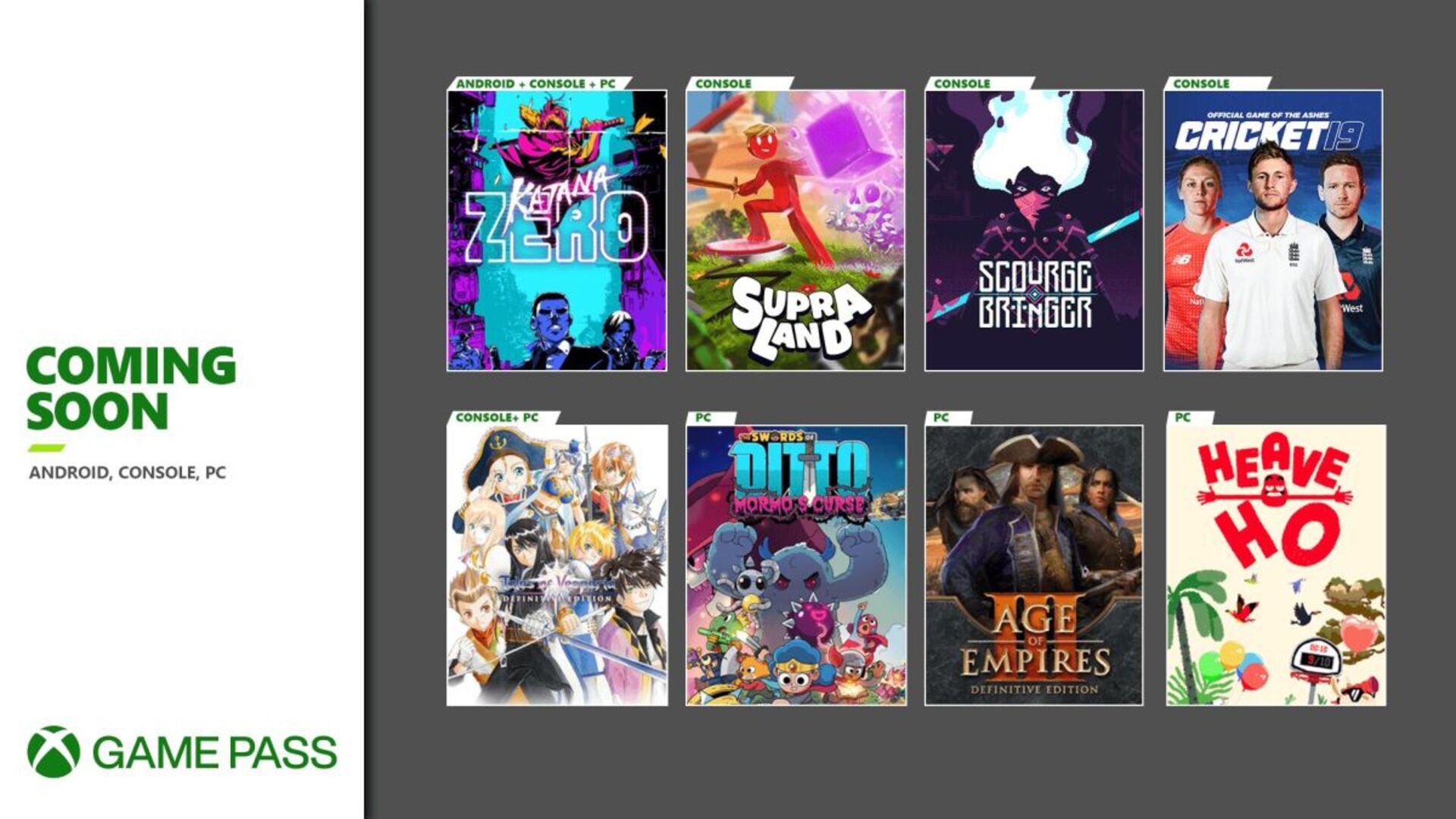 Revelados os primeiros jogos de Outubro do Xbox Game Pass