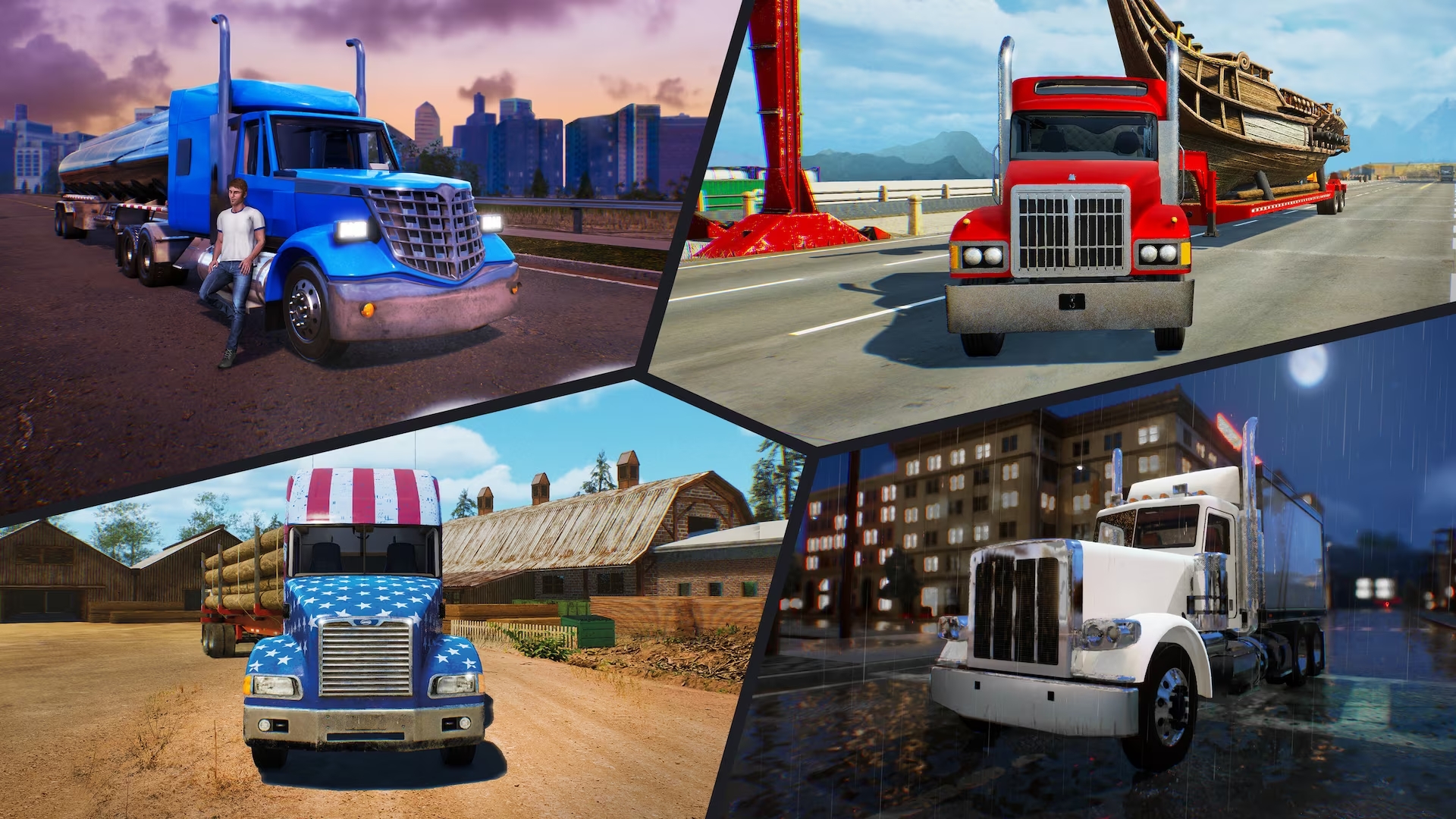Truck Driver, simulador de caminhão, é anunciado para PC, PS4 e